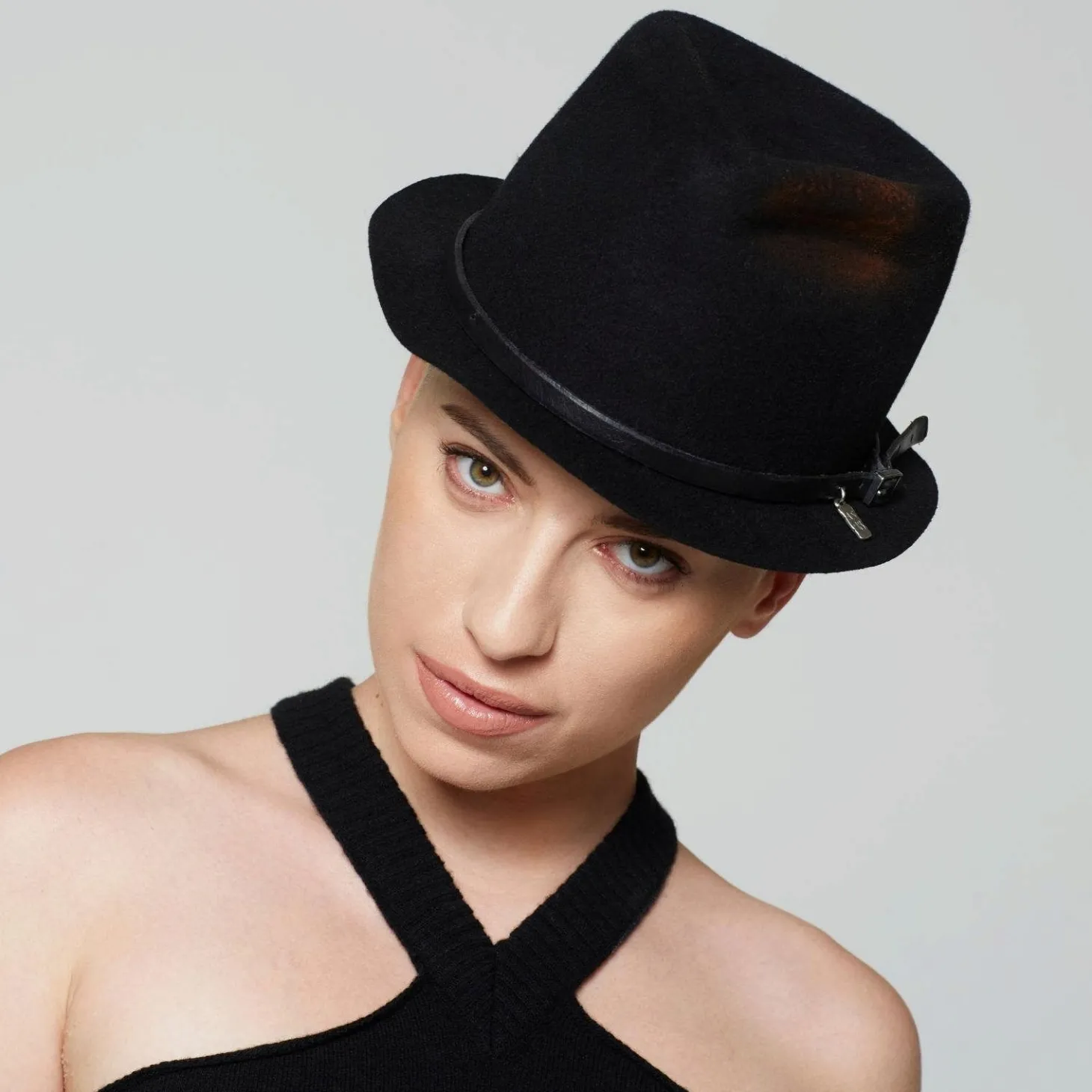 AS98 CAPPELLO AS98 E23-H04003 CAPPELLO NERO BRUCIATO