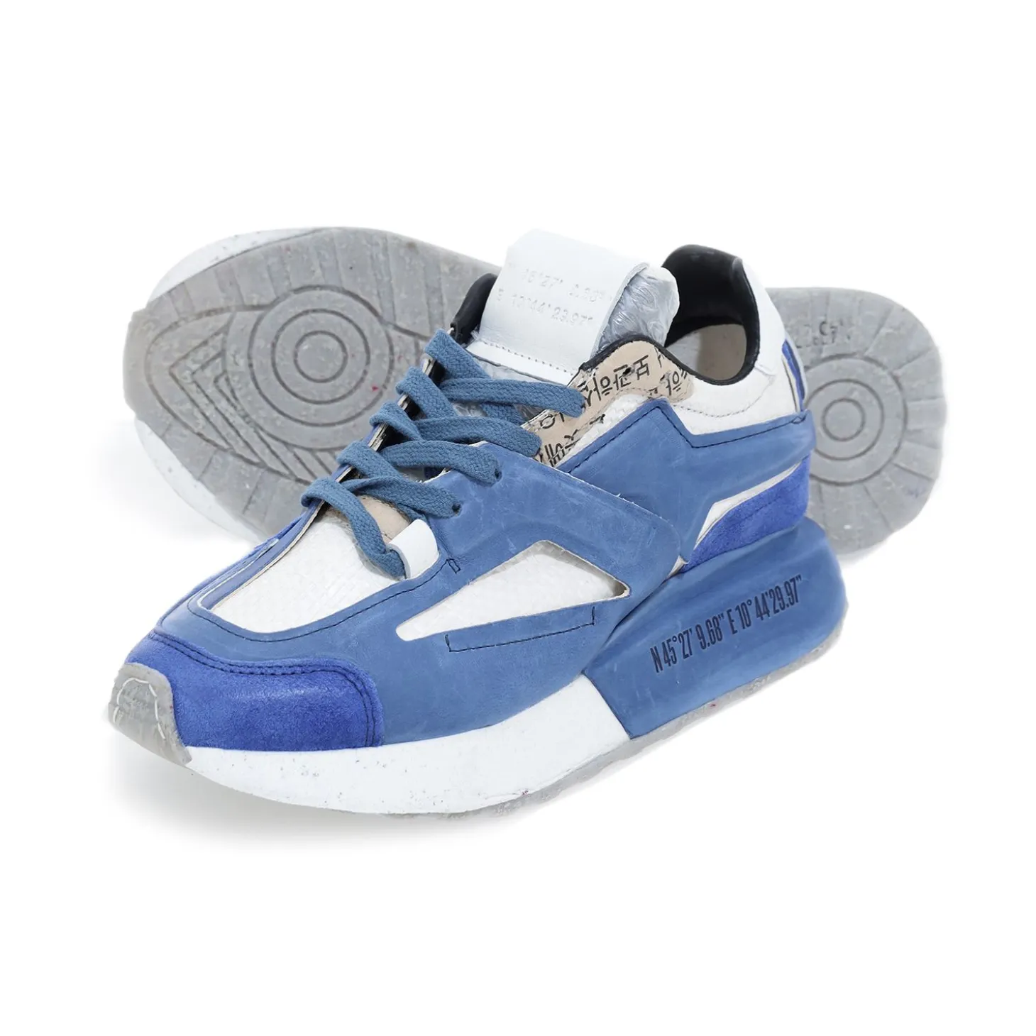AS98 EVER RECY E23-B30101 SNEAKERS COMBI 4 BLUETTE