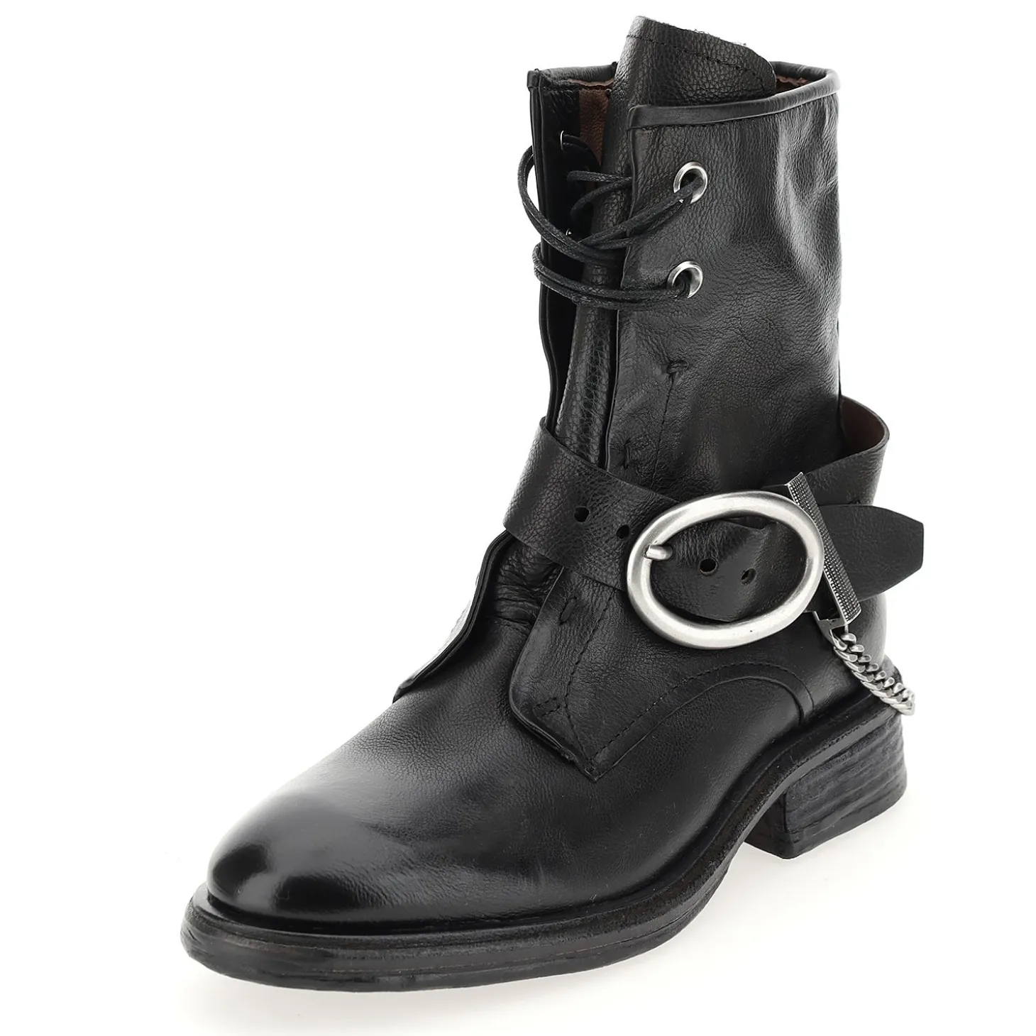 AS98 FLOWER I22-A51202 STIVALETTI NERO