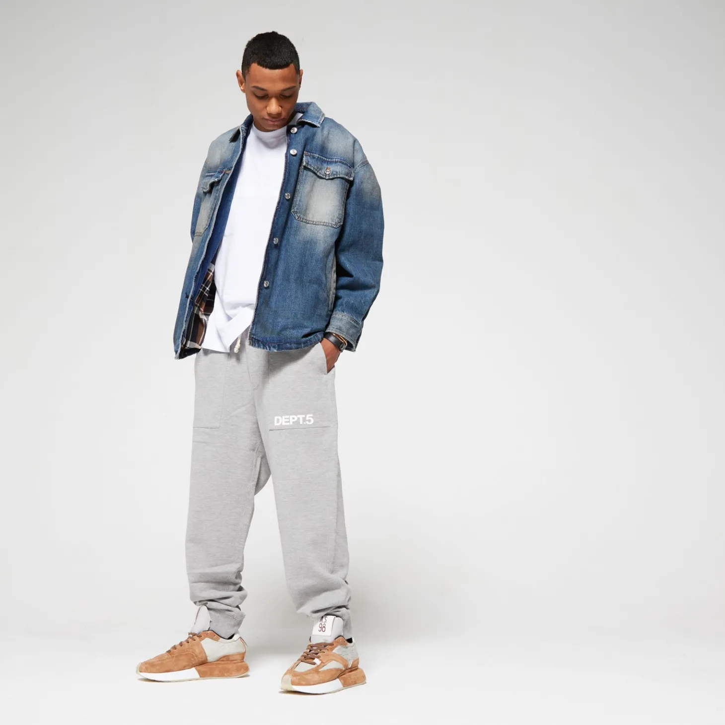 AS98 4MEN I23-U75105 SNEAKERS COMBI 7 CALVADOS