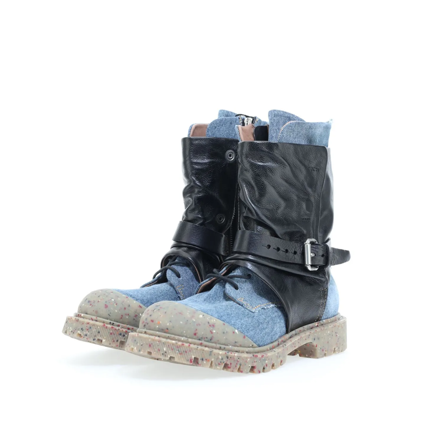 AS98 UP RECY E23-Z04202 STIVALETTI BLU