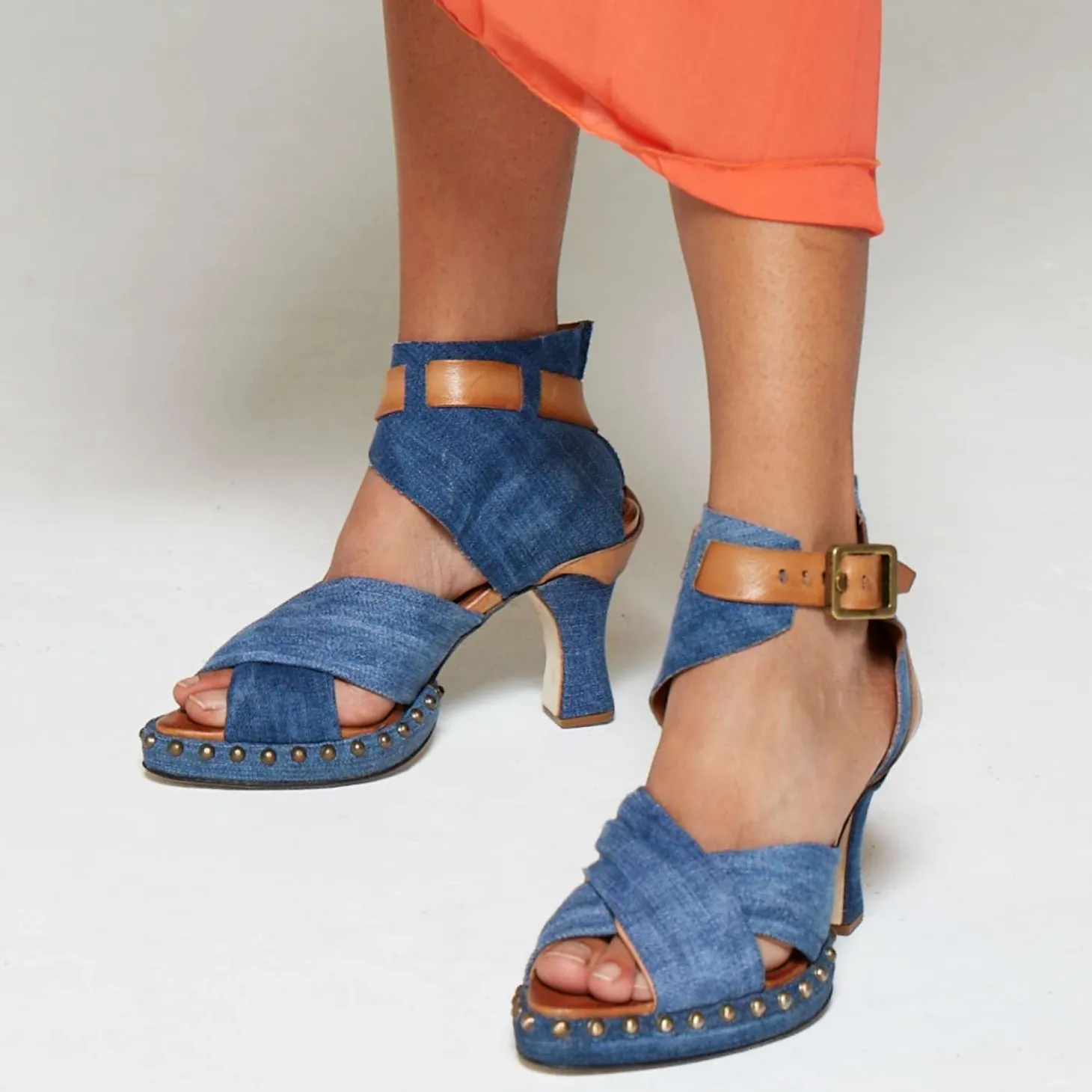 AS98 VIANNA RIV E23-B35002 SANDALI BLU