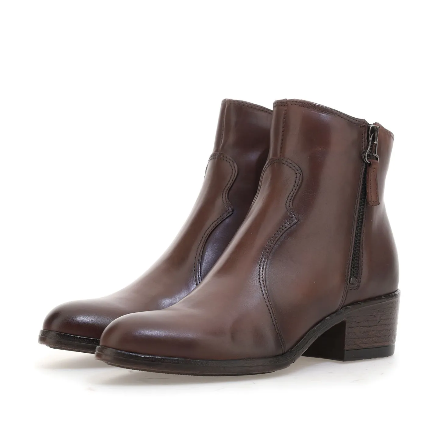 MJUS BADIA I24-L48201 STIVALETTI CASTAGNA