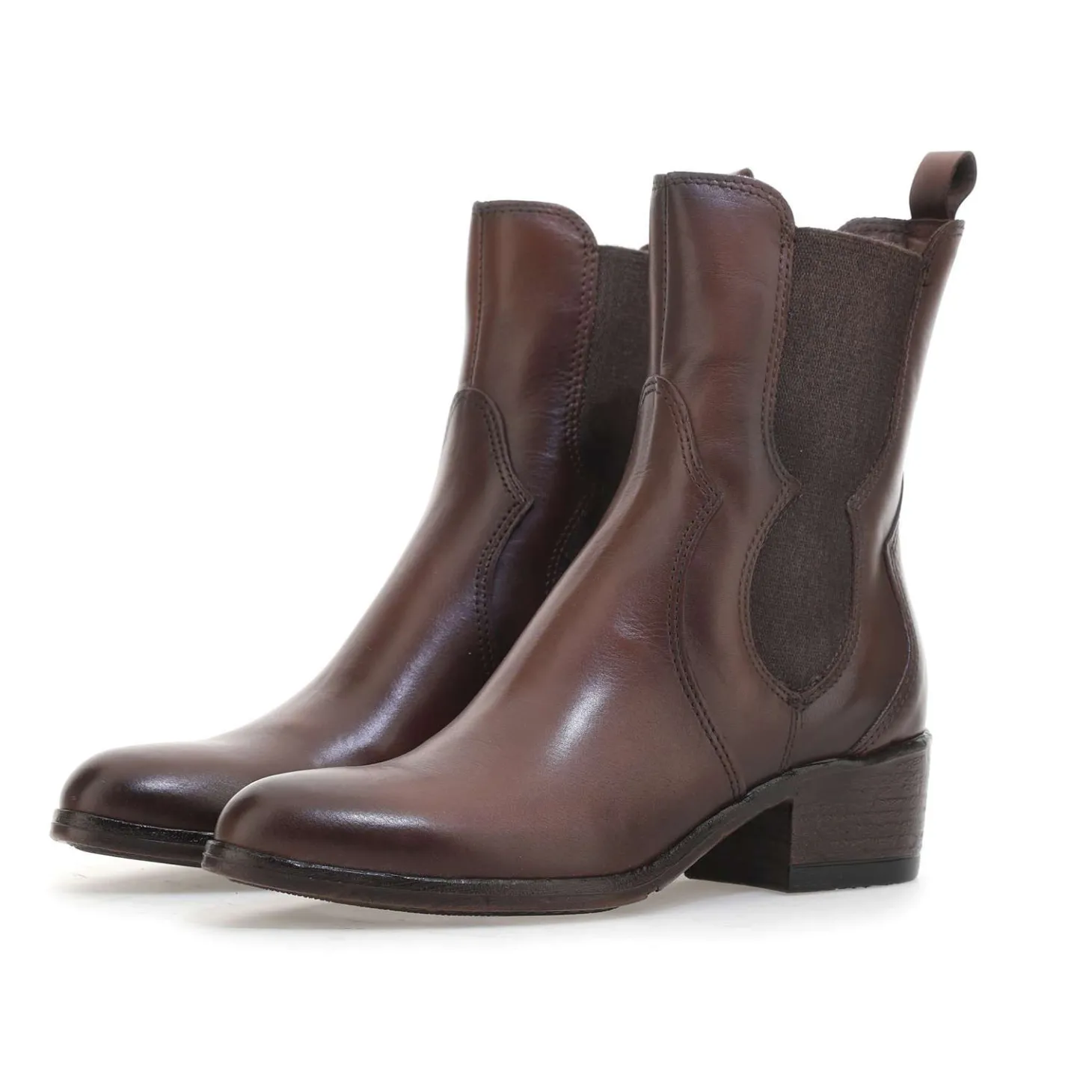 MJUS BADIA I24-L48205 STIVALETTI CASTAGNA