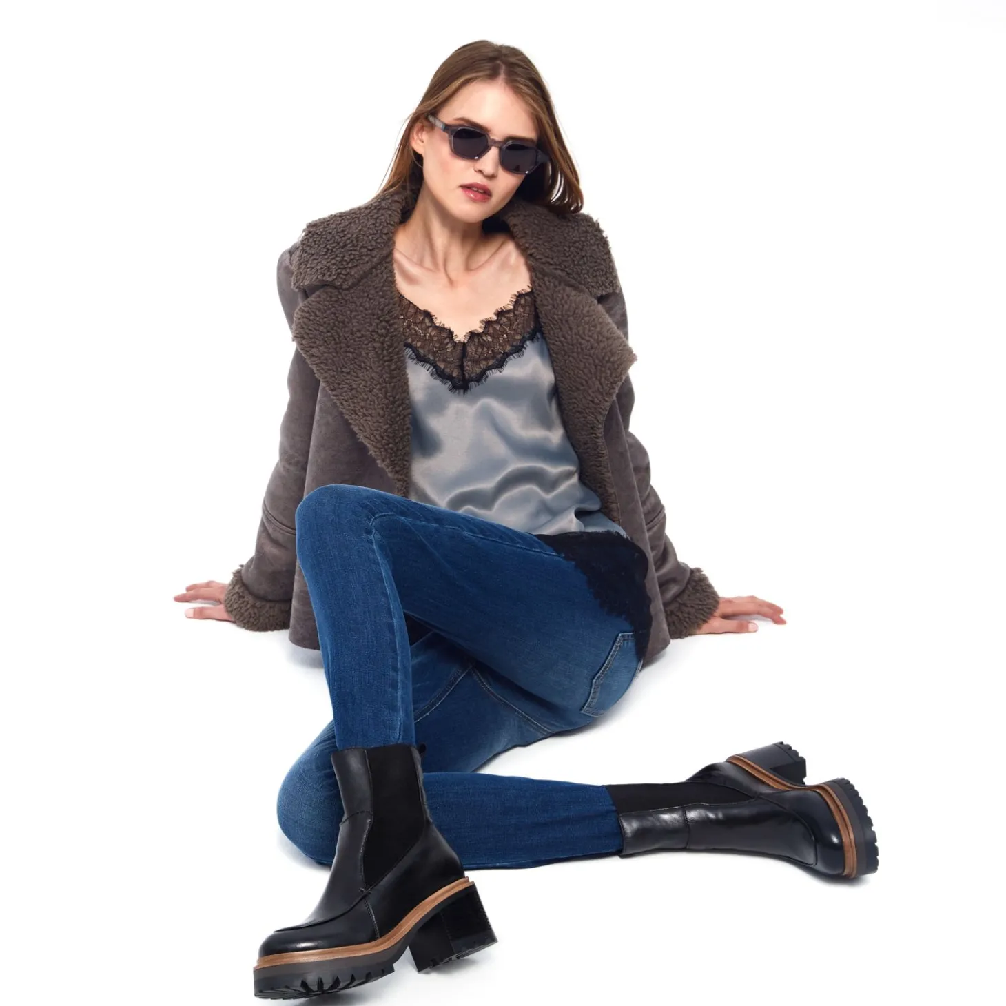 MJUS DEREK I24-T60204 STIVALETTI NERO