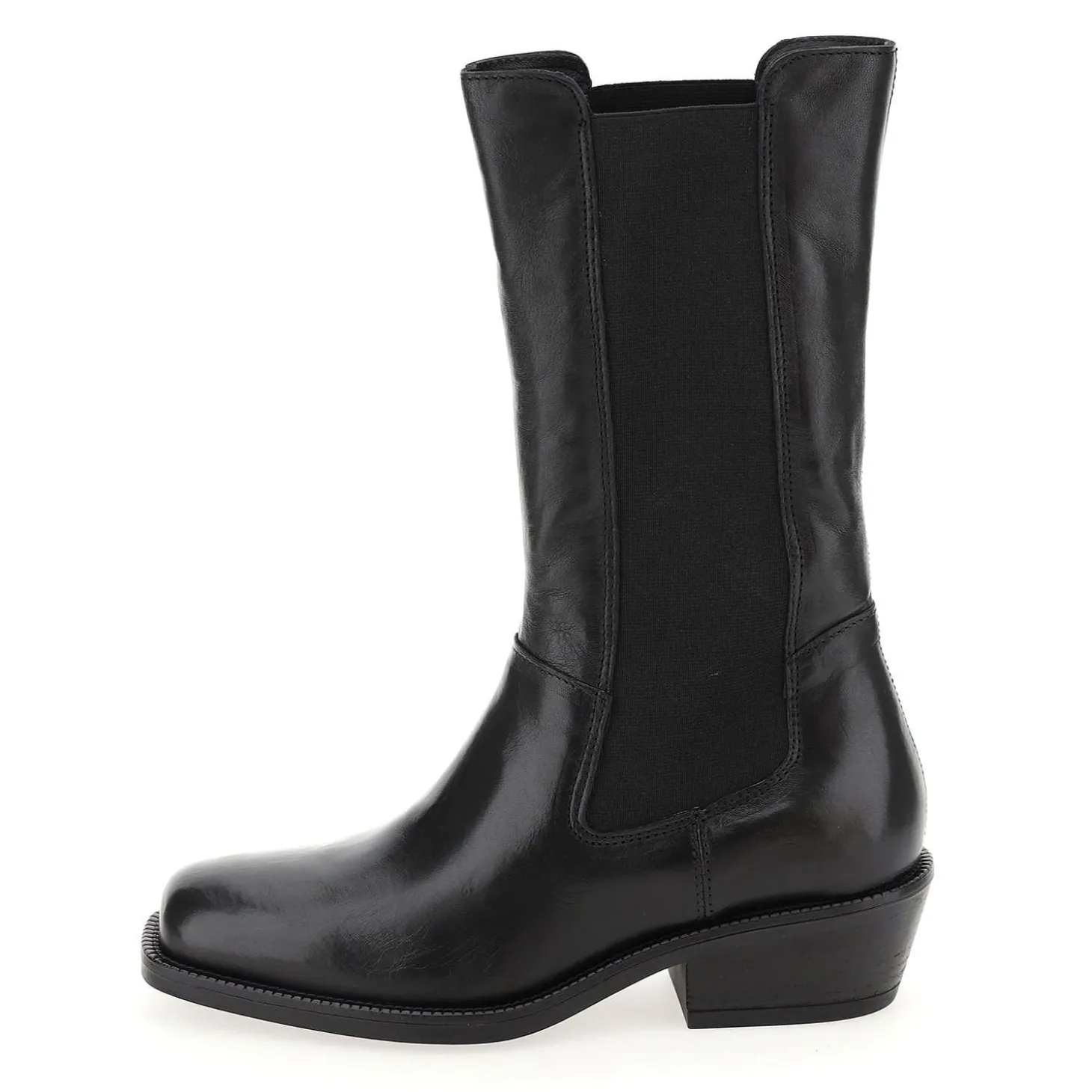 MJUS OCTOBER I21-P27201 STIVALETTI NERO