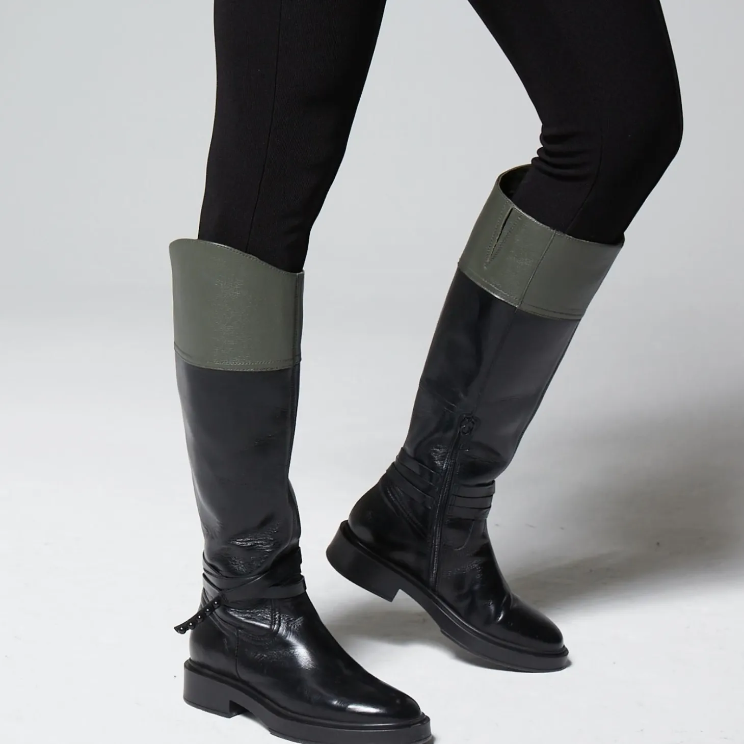 MJUS RED I22-P84307 BOOTS NERO